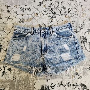 Lee Distressed Denim Shorts